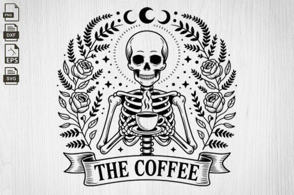 Download The Coffee Svg, Funny Tarot Cards Svg - Tarot cards svg Collection