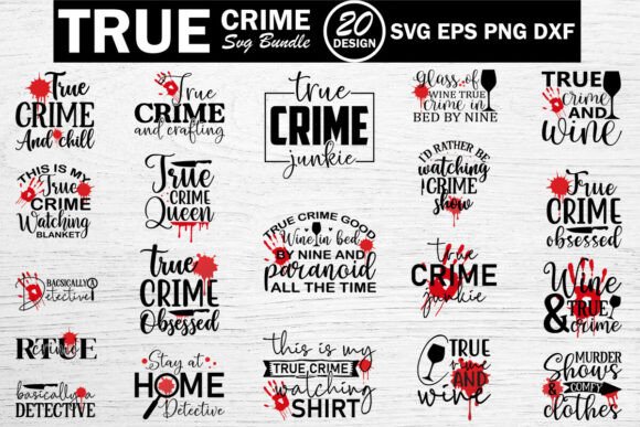 Download Free True Crime SVG Bundle - Free true crime Collection