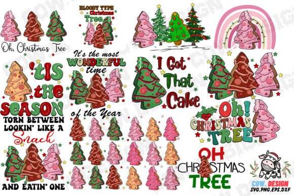 Download Christmas Tree Cake Bundle Sublimation - Cake bundle Collection