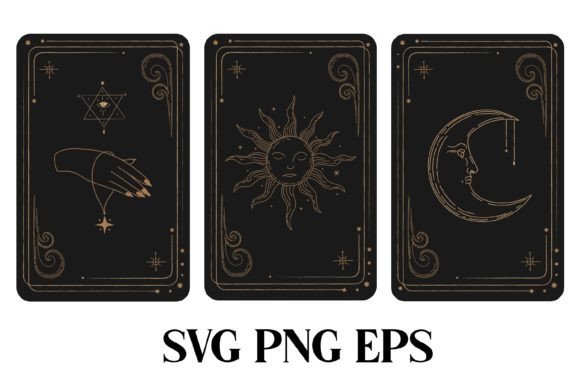 Download Magic Occult Cards.Tarot Cards SVG - Tarot cards svg Collection