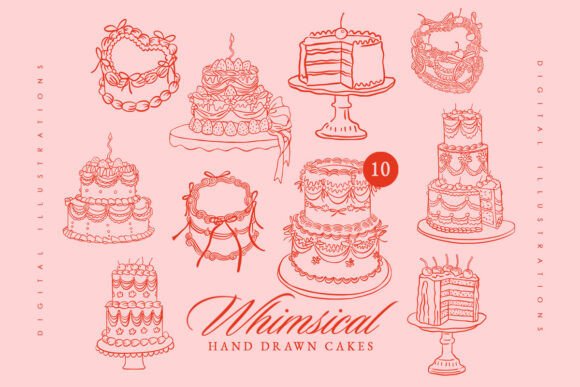 Download 10 Coquette Wedding Birthday Cake Bundle - Cake bundle Collection
